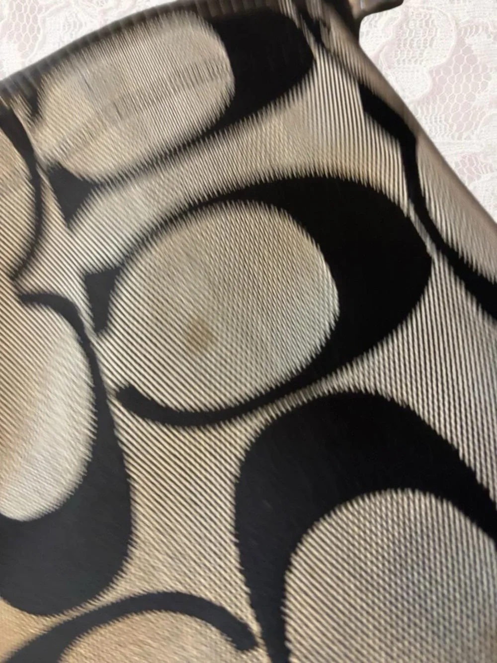 Coach Signature Canvas Satchel in Khaki and Black